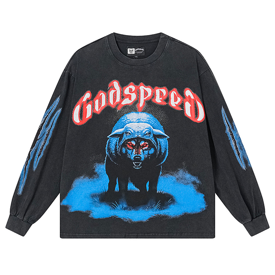 Godspeed Wolf in Sheep's Clothing Long-sleeve Tee