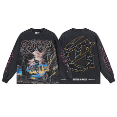 Godspeed Street-style graphic prints Long-sleeve Tee