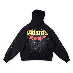 SP5DER Atlanta star-print hoodie