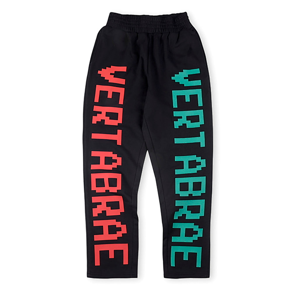 Vertabrae Two-color pixel printing font Sweatpant