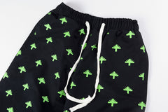 Vertabrae Fluorescent green decorative accents Sweatpant