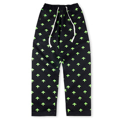 Vertabrae Fluorescent green decorative accents Sweatpant