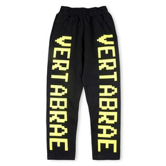 Vertabrae Letter Print Sweatpants