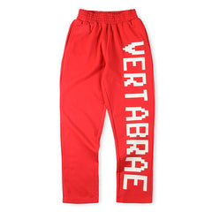 Vertabrae Letter Print Sweatpants
