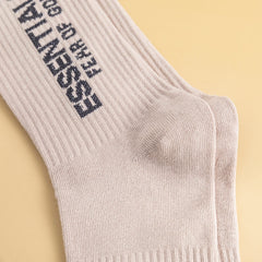 ESSENTIALS Vintage Alphabet Socks 2 pairs