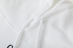 Logo Pattern Arrow Printed Hoodie