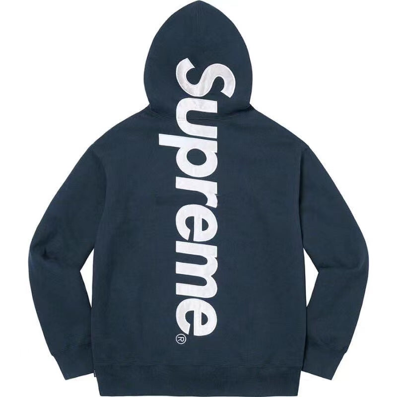 FW23 WEEK8 SATIN APPLIQUE HOODIE