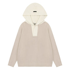 Knitted Sweater Hoodie