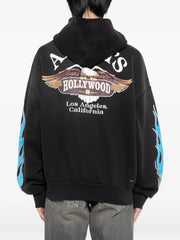 AMIRI MA flames zip hoodie