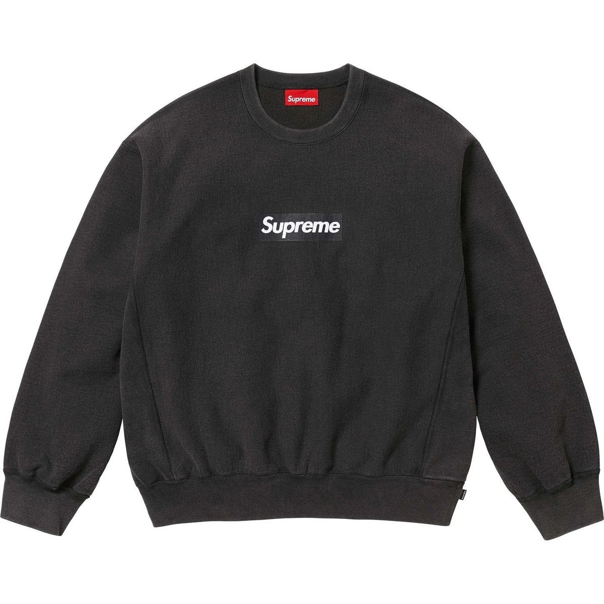 25SS Washed Box Logo Crewneck Sweatshirts