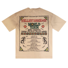 Letter Print Distressed T-shirt