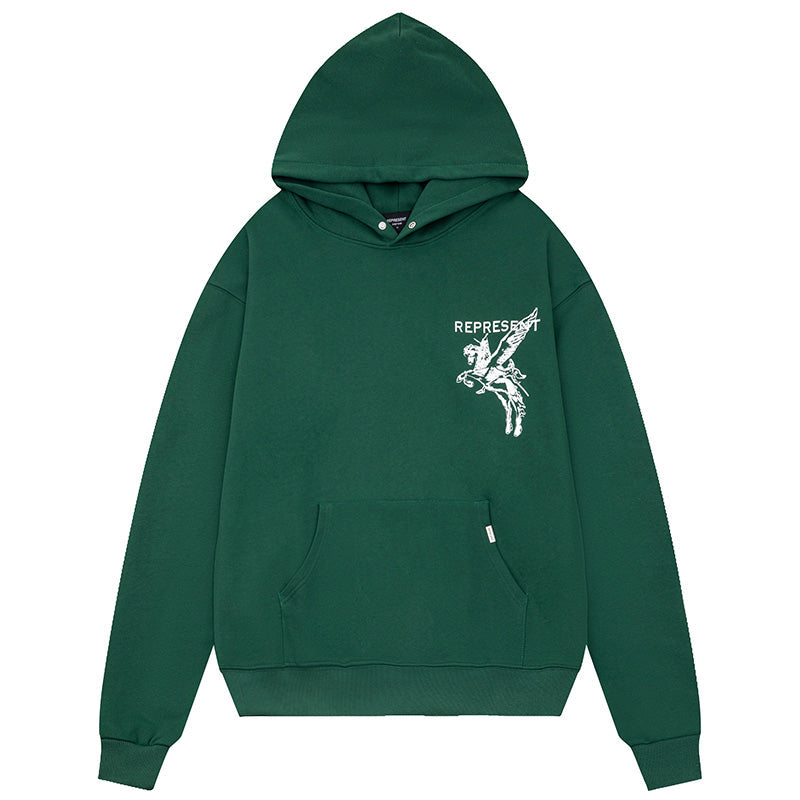Mascot-print jersey Hoodie