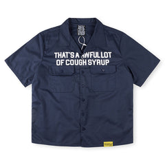 Cough Syrup Shirt Navy Blue