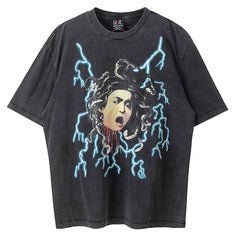 + TEFLON DISCO Distressed Printed Cotton-Jersey T-Shirt