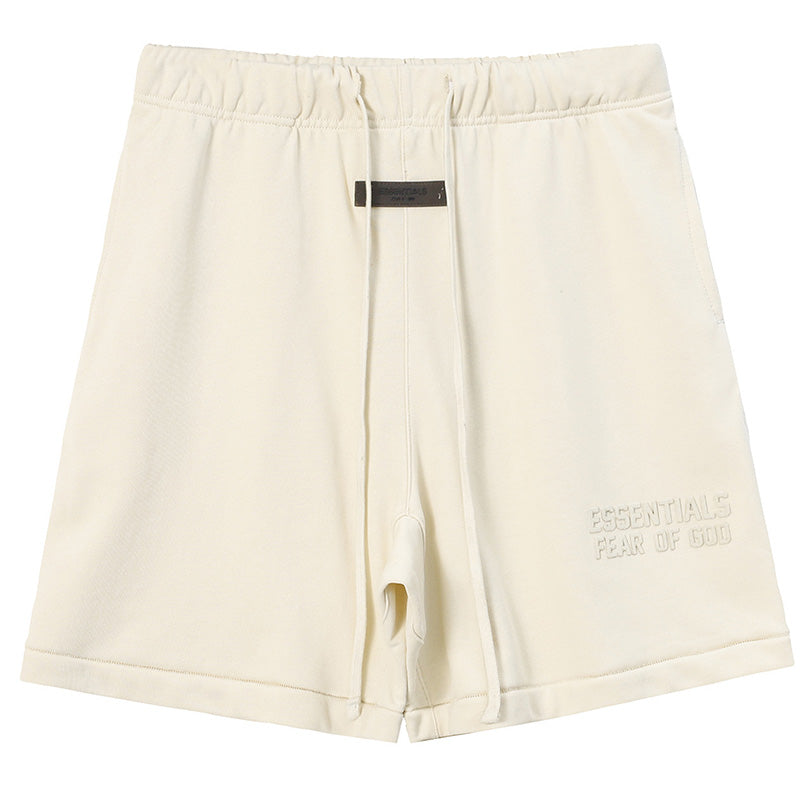 Season 8 flocked letter print Shorts