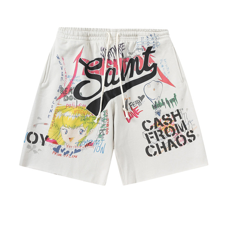 X Takashi Murakami  Graff Sweatshort