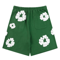 Denim Tears The Cotton Wreath Shorts Green