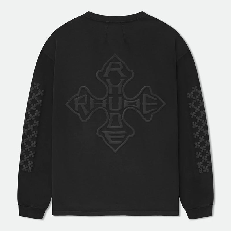 Raised-Logo Cotton Sweatshirt