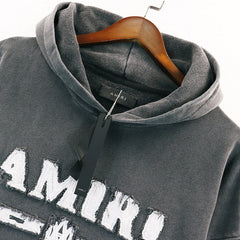 Amiri Leopard Applique Hoodie