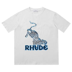 T-Shirt Leopard White