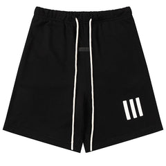 X ADIDAS joint three-dimensional rubber three-bar shorts