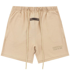 Season 9 flocking thickened letter print Shorts
