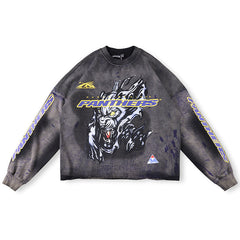 Hellstar Paradise City Panthers Crewneck Sweatshirt