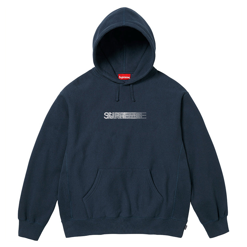 X Swarovski Motion Logo Hooded Sweatshirt