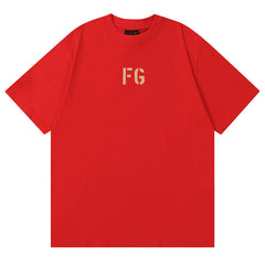 Fear Of God "FG" Logo Printd  T-Shirts