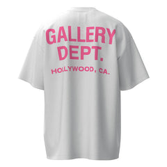 Pink printed T-shirt
