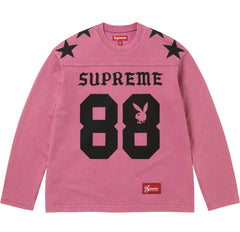 Supreme x Playboy Sweat Football Long Sleeve Tee