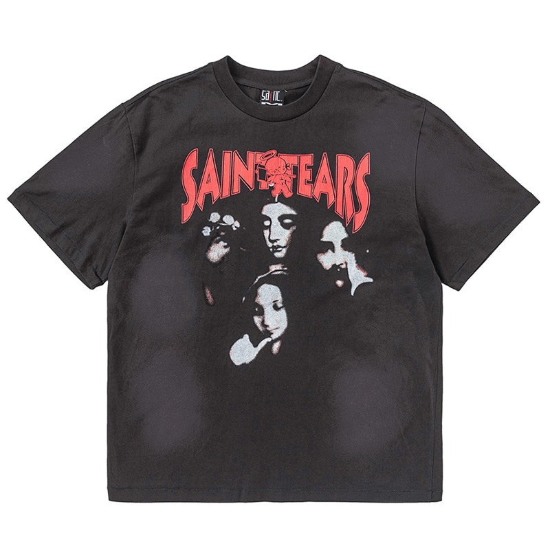 Men Faces Short Sleeve Tee