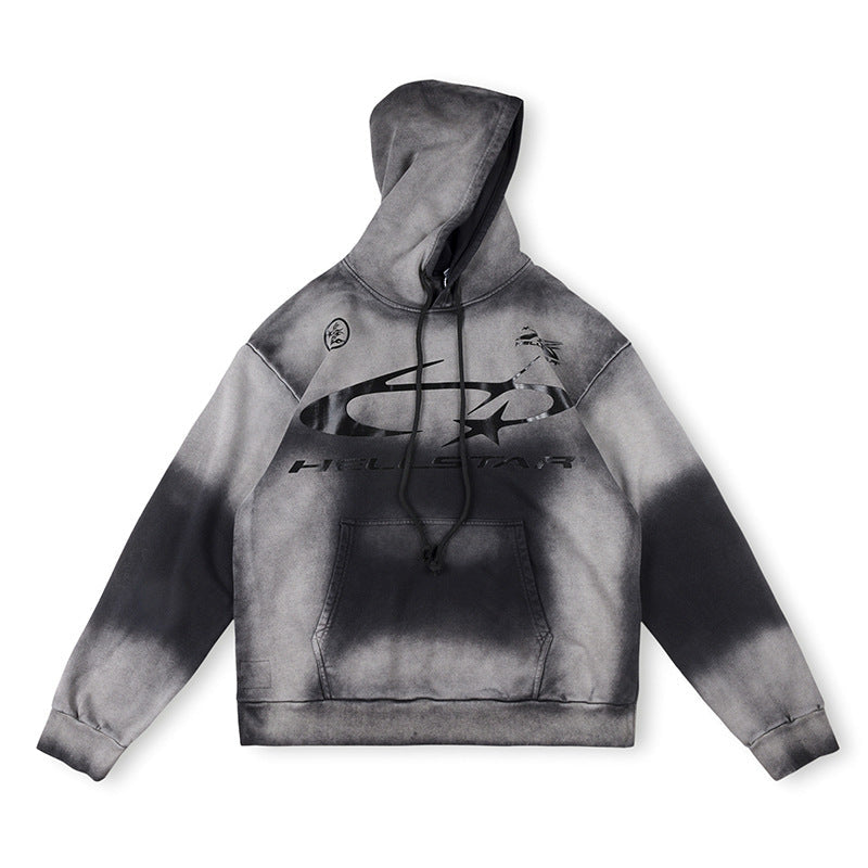 Studios Grey Vintage Logo Washed Hoodie