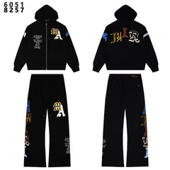 AMIRI Varsity Patch zip-fastening hoodie