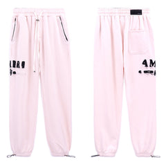 Amiri Leopard Applique Pants
