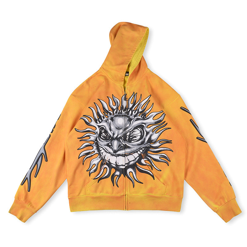 Sun Zip-Up Hoodie