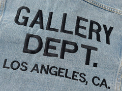 Embroidered Logo Denim Jacket