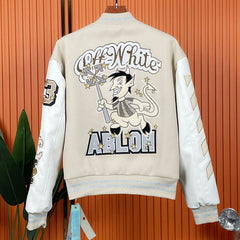 Off White baseball jacket