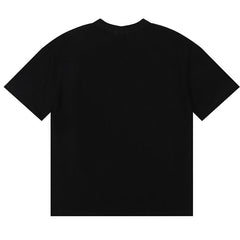 Warning Logo Cotton Short-Sleeve T-Shirts