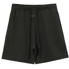 Season 8 flocked letter print Shorts