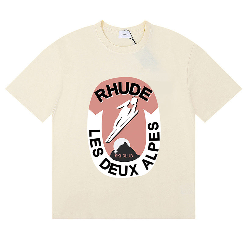 Les Deux Alpes Cotton T-Shirts