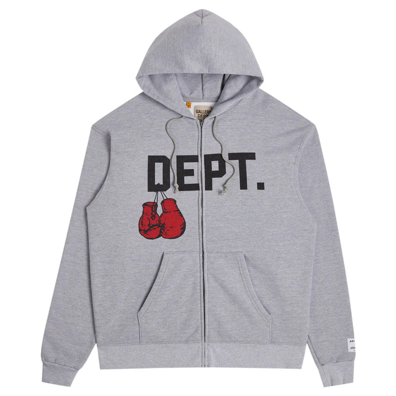 Boxing Merch Zip Hoodie