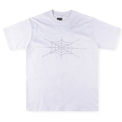 Sp5der Rhinestone Silk Tee