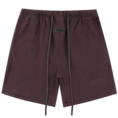 Season 9 flocking thickened letter print Shorts
