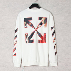 Caravaggio Oil Painting Print Round Neck Pullover Sweatshirts