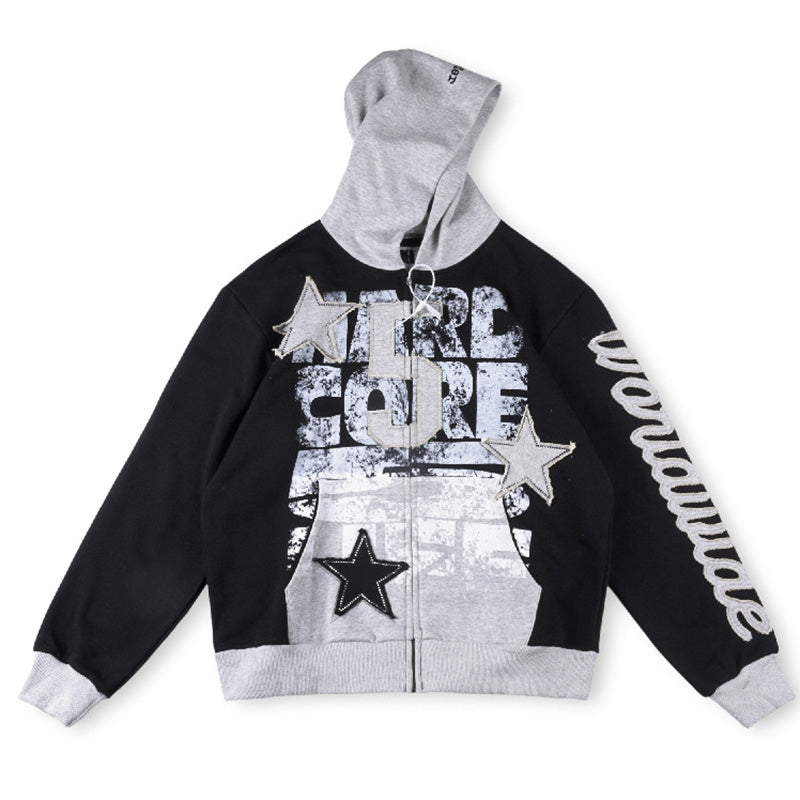 Triple 5 Stitch Zip Up Hoodie