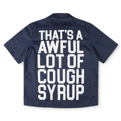 Cough Syrup Shirt Navy Blue