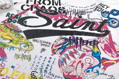 X Takashi Murakami Graffiti Vintage Shirt