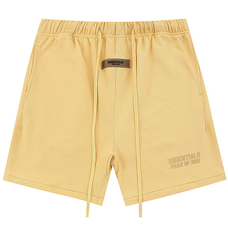 Season 9 flocking thickened letter print Shorts