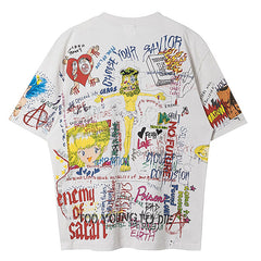 X Takashi Murakami Graffiti Vintage Shirt